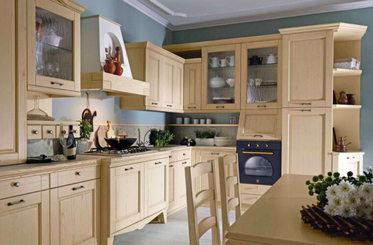 cucina classica colore beige stile