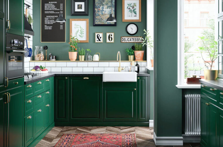 cucina verde bottiglia colori della cucina cucine